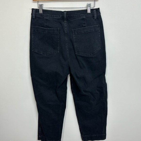 Madewell Tapered Jeans‎ in Washed Black Button Front Edition 28 - Picture 3 of 6